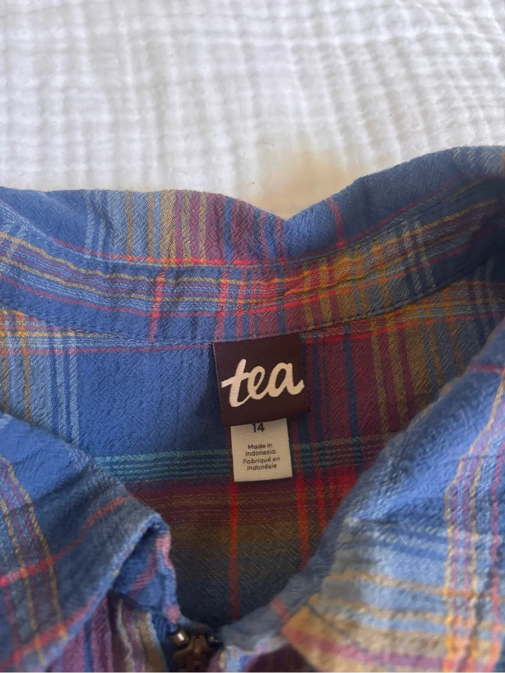 Tea Collection Romper Multicolor - Blue Base